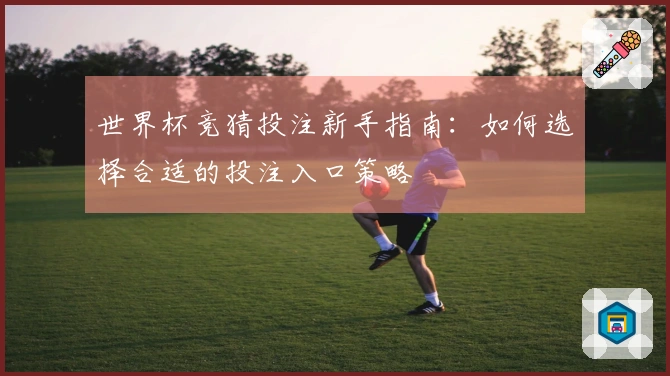 世界杯竞猜投注新手指南：如何选择合适的投注入口策略